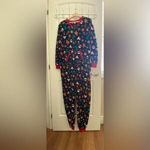 George Black and Red Holiday Onesie